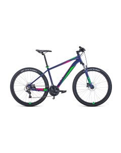 Велосипед Apache 27 5 3 0 Disc 2021 19 фиолетовый зеленый Forward