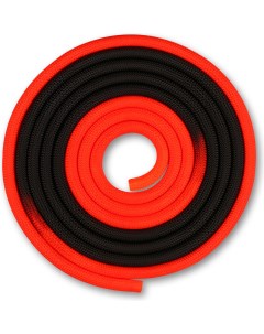 Скакалка гимнастическая IN166 300 см black red Indigo