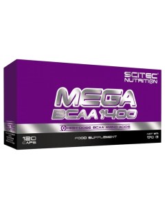 Mega BCAA 1400 120 капсул unflavoured Scitec nutrition