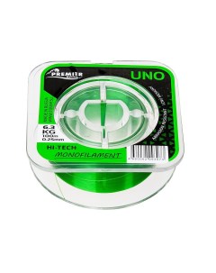 Леска UNO 0 25mm 100m Green Nylon PR U G 025 100 Premier fishing