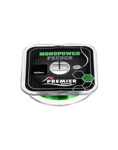 Леска монофильная Monopower Feeder 0 16 мм 100 м 2 8 кг green Premier fishing