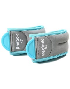 Утяжелитель RAWT 11073BL 2x0 5 кг серый бирюзовый Reebok