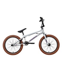 Экстремальный велосипед Madness BMX 3 год 2023 цвет Серебристый Фиолетовый Stark