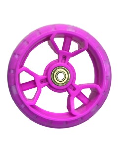 Переднее светящееся колесо для самоката 120FL 40 мм розовый Sportsbaby