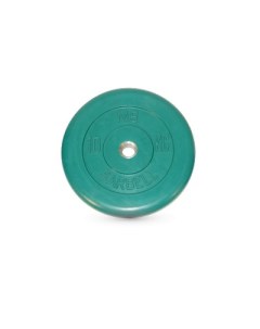 Диск для штанги Стандарт 10 кг 51 мм зеленый Mb barbell