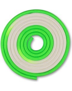 Скакалка гимнастическая IN164 300 см green white Indigo