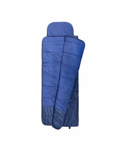 Спальный мешок спальный туристический теплый синий правый Пелигрин