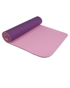 Коврик для йоги 183x61x0 8 см двухцветный цвет фиолетовый Nobrand