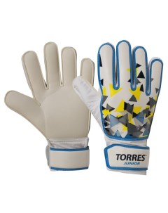 Вратарские перчатки FG05212 белый голубой желтый 7 Torres