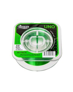 Леска UNO 0 28mm 100m Green Nylon PR U G 028 100 Premier fishing