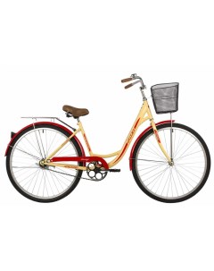 Женский велосипед Велосипед Женские Vintage 28 год 2022 ростовка 18 цвет Желтый Foxx