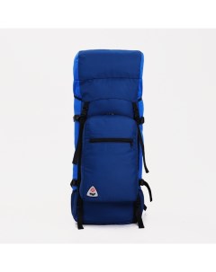 Рюкзак туристический 80 л отдел на шнурке наружный карман цвет синий Taif
