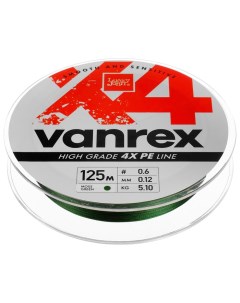 Шнур плетёный Vanrex х4 BRAID Moss Green диаметр 0 12 мм тест 5 1 Lucky john