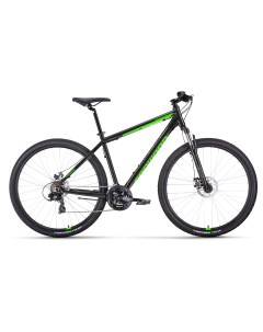 Велосипед Apache 29 2 0 D Classic 2022 17 черный зеленый Forward