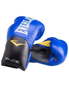 Боксерские перчатки Elite ProStyle синие 16 унций Everlast