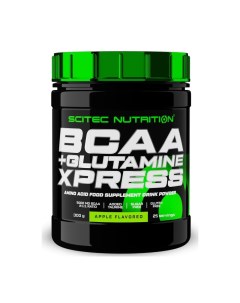 BCAA 2 1 1 Glutamine Xpress 300 г вкус яблоко Scitec nutrition