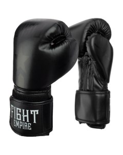Перчатки боксёрские детские 4 унции цвет чёрный Fight empire