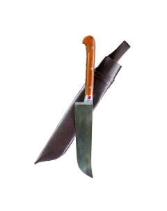 Нож Пчак Шархон текстолит олово чирчик 11 12 см Шафран