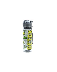 Бутылка для воды Prestige Detox BSF 00872D серый желтый зеленый 500 мл Qlux