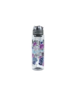 Бутылка для воды Lycia Detox BSF 00876F синий розовый серый 800 мл Qlux