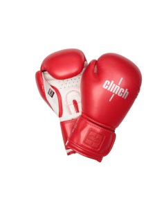 Перчатки боксёрские Fight 2 0 красно белые 8 унций 1 пара Clinch