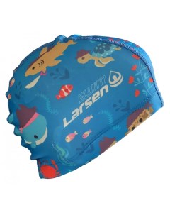Шапочка для плавания LC103 синий Larsen