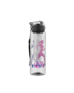 Бутылка для воды Lycia Detox BSF 00876R розовый синий серый 800 мл Qlux