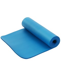 Коврик для йоги и фитнеса NBR blue 183 см 10 мм Larsen