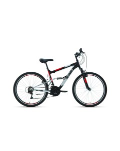 Велосипед MTB FS 26 1 0 2022 18 серебристый черный Altair