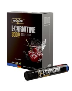 Л карнитин L Carnitine 3000 Вишня 7 штук по 25 мл Maxler