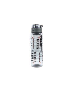 Бутылка для воды Lycia Detox BSF 00876L серый черный красный 800 мл Qlux