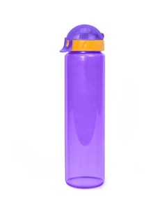 КК0158 Бутылка для воды LIFESTYLE со шнурком 500 ml straight прозрачно фиолетовый Nobrand