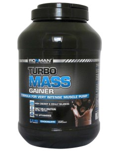 Гейнер Turbo Mass Gainer 2800 г chocolate Ironman