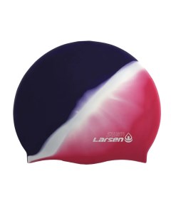 Шапочка для плавания MC36 розово синий Larsen