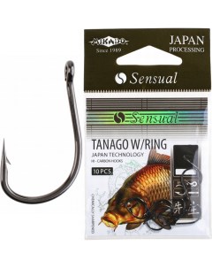 Рыболовные крючки Sensual Tanago W Ring 12 10 шт Mikado