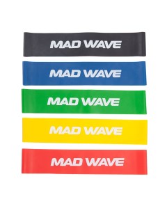 Набор эспандеров Short Resistance Bands multi 5 шт Mad wave