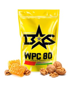 Протеин WPC 80 Whey Protein 750 г honey and walnuts Binasport