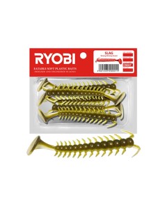 Мягкая силиконовая приманка риппер SLAG 59mm CN007 spring lamprey 5 шт Ryobi