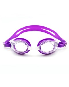 Очки для плавания взрослые фиолетовые 3 переносицы AF от UVA UVB силикон Mystyle
