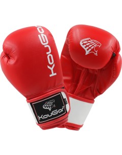 Боксерские перчатки 6oz красный Kougar