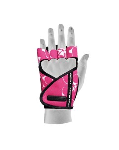 Перчатки для фитнеса и атлетики Lady Motivation Glove черный белый розовый XS Chiba