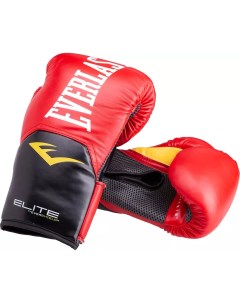 Боксерские перчатки Elite ProStyle красный 8 унций Everlast
