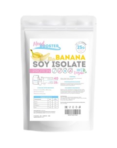 Соевый протеин Protein Soy Isolate Banana 1000g Mood booster