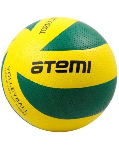 Волейбольный мяч Tornado PVC 5 желтый зеленый Atemi