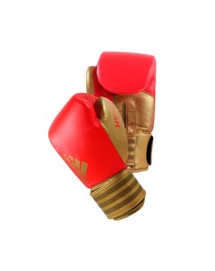 Боксерские перчатки Hybrid 200 красно золотые 10 унций Adidas