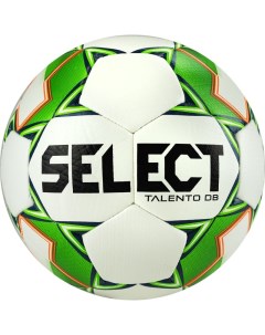 Мяч футбольный Talento DB арт 811022 400 р 3 32п ПУ гибрид сш бел зелен оранж Select