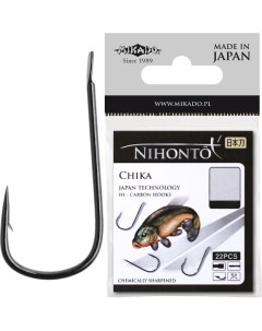 Рыболовные крючки Nihonto Chika 19 22 шт Mikado