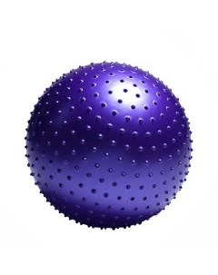Массажный фитбол с антивзрывным эффектом 75 см Цвет Фиолетовый Nobrand
