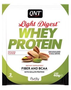 Протеин Whey Protein Light Digest 40 г pistachio Qnt