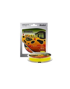 Шнур Trout PE 100m желтый fluo 0 6 0 128mm 4 1kg Benkei